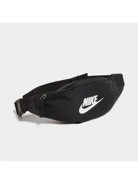 Torebka Nike Heritage Waistpack Black/ Black/ White Universal biała