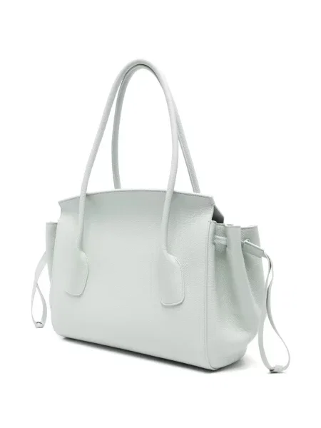 Geanta de piele Jil Sander din piele verde