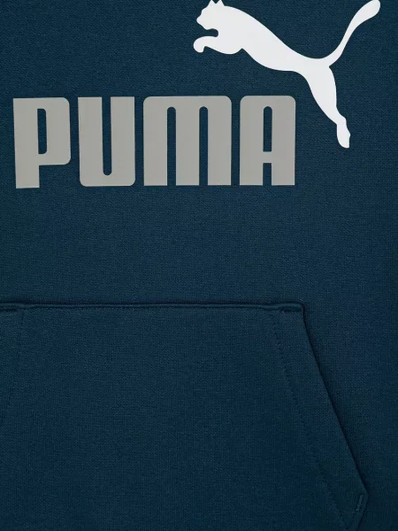 Puma кофта з капюшоном дитяча з бавовною ESS 2 COLOR No. 1 Logo Hoodie FL
