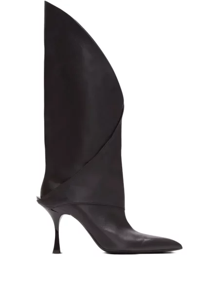 Botine Balmain din piele negru