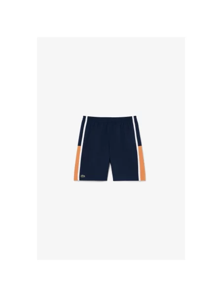 Pantaloni Lacoste albastru