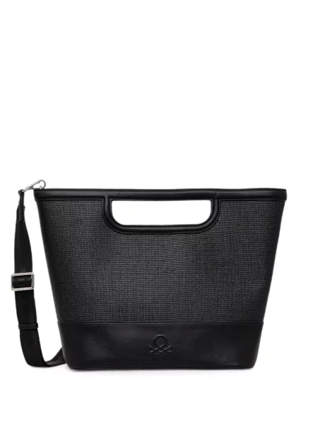 Geantă shopper Benetton negru