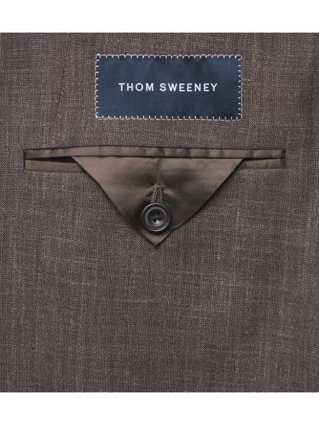 Costum Thom Sweeney de lână maro