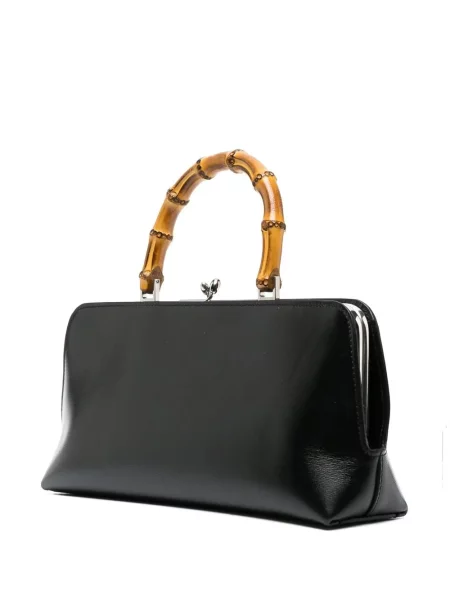 Geantă de mână Jil Sander din piele negru