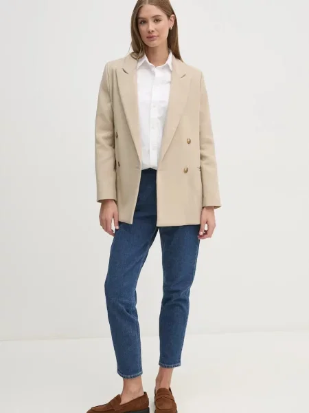 Polo Ralph Lauren koszula relaxed z kołnierzykiem klasycznym biały