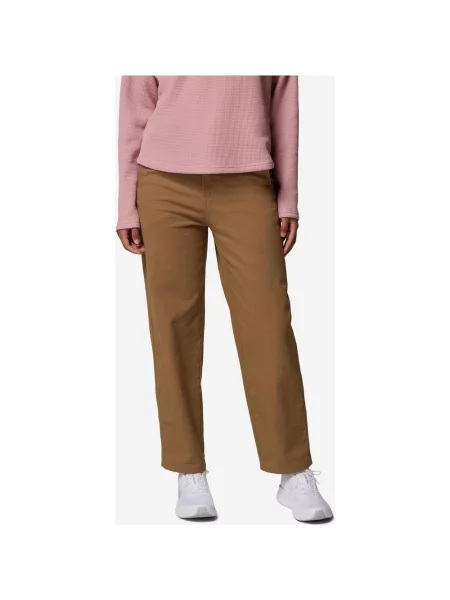 Spodnie Columbia ROC Straight Leg Regular 6 brązowe