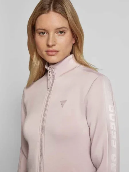 Guess bluza NEW ALLIE gładka różowy