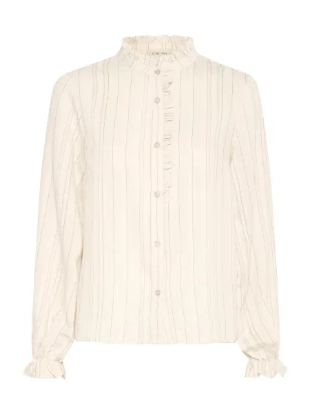 Cream Bluză CRVenea Joa deschis / maro închis bej