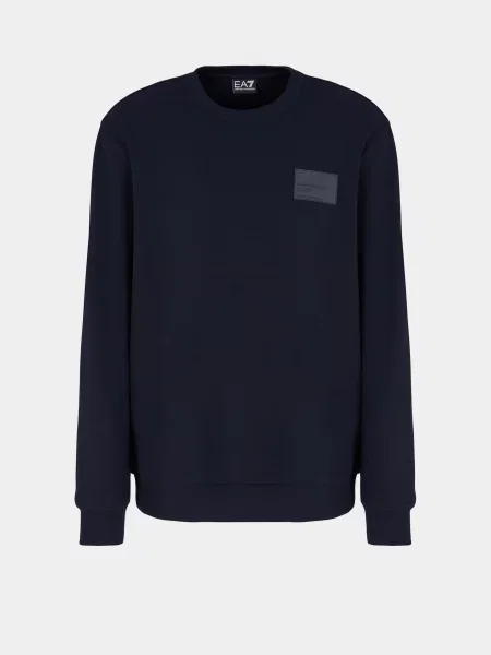 Жіночий Світшот темно-синій віскоза/поліестер синій