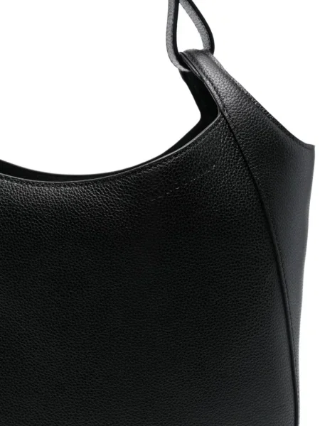 Geanta de piele Longchamp din piele negru