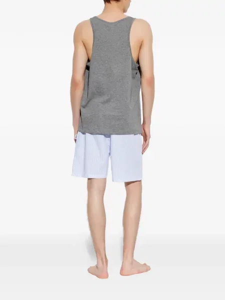 Pijamale Moschino cu dungi gri