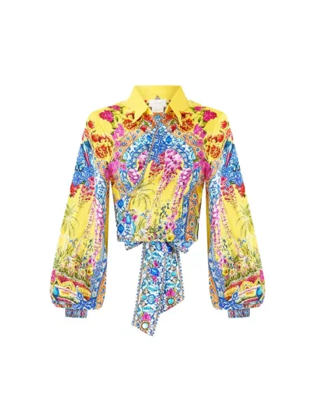 Wielobarwność koszula Camilla kopertowa