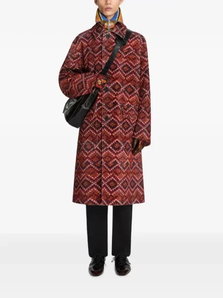 Кожена чанта за през рамо Dries Van Noten черно