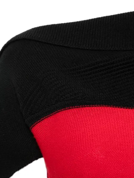 Rochie midi Kiko Kostadinov asimetrică negru