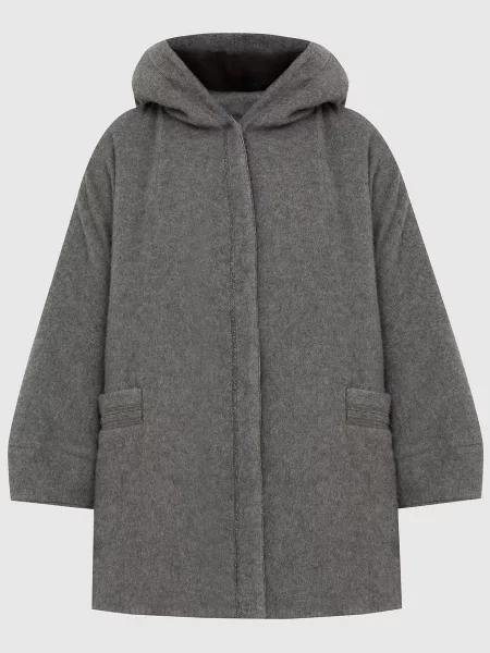 Двостороння куртка з кашеміру з хутром соболя Rindi сіра