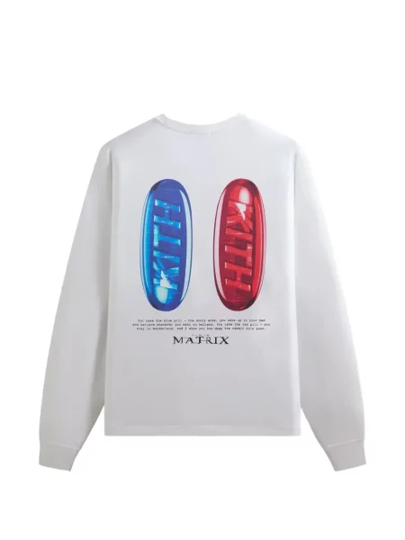 Tricou Kith cu imagine alb