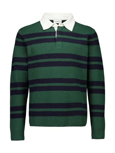 Lindbergh Pulover bleumarin / verde pin alb