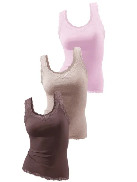 H.I.S Top / rjava / roza bež