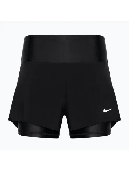 Дамски шорти за бягане Nike Dri-Fit Swift Mid-Rise 3" черно
