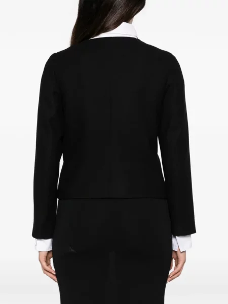 Geacă Emporio Armani cu funde negru
