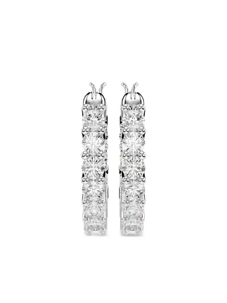 Cercei Swarovski argintiu