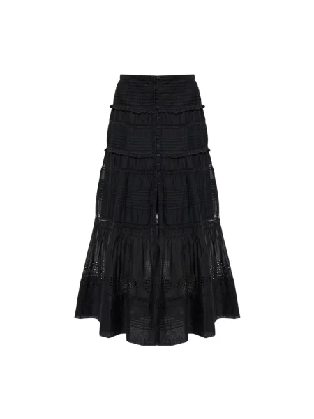 Długa spódnica Isabel Marant Etoile czarna