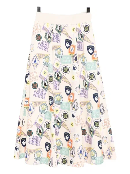 Spódnica Sport B. By Agnès B. z nadrukiem