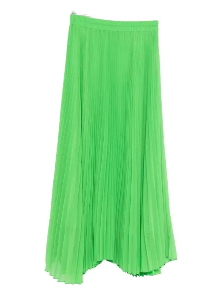 Maxi fusta plisata Styland plisată verde