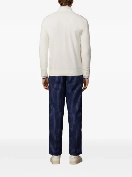 Pulover Hackett London cu broderie alb