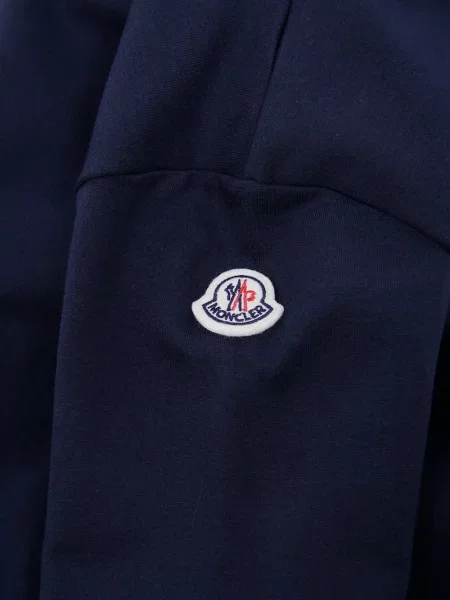 Bluza z kapturem dziecięca Moncler Enfant niebieska