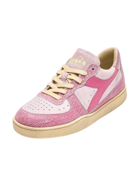 Sneakersy Diadora skórzane retro różowe