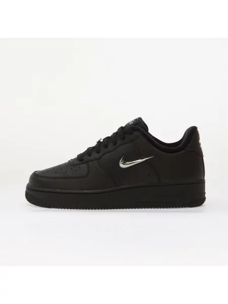 Sneakers Nike Air Force 1 Black/ Metallic Silver-Wolf Grey EUR negru