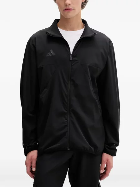 Pantaloni scurți Adidas alergare cu decolteu rotund plasă negru