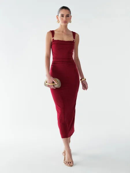 BWLDR Šaty MYRAN DRESS' červená