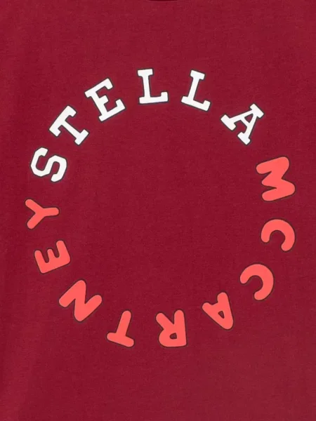 Koszulka dziecięca Stella Mccartney czerwona