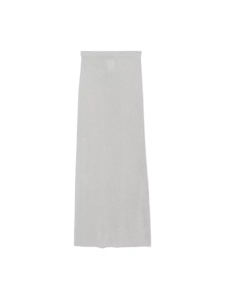 Długa spódnica maxi Tom Ford z cekinami szara