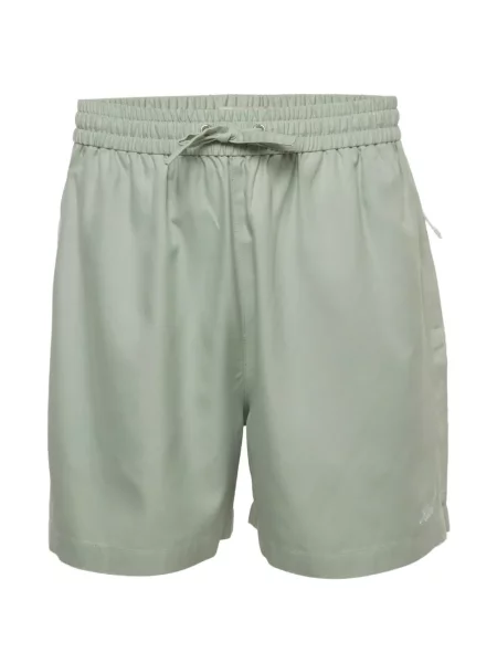 Pantaloni scurți Kith cu broderie cu cordon verde