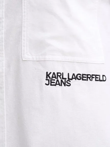Сорочка Karl Lagerfeld Jeans regular класичний комір білий