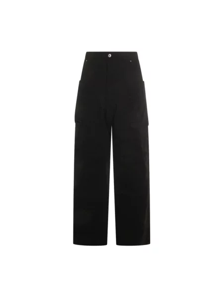Rick Owens DRKSHDW spodnie Stefan Cargo proste czarny