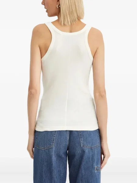 Top Helmut Lang cu broderie