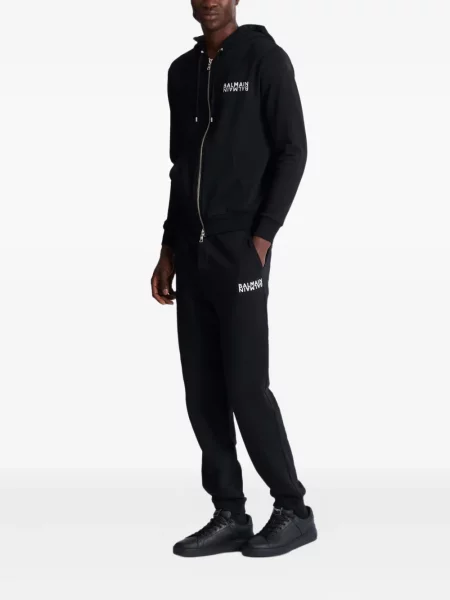 Hanorac cu glugă Balmain negru