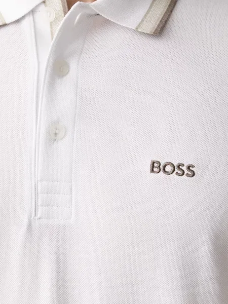 Поло Boss Green зеленое