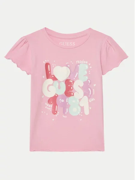 Футболка Guess розовая