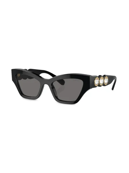 Слънчеви очила Swarovski Eyewear с кристали черно