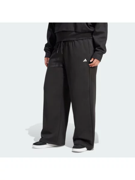 KALHOTY S OTEVŘENÝM LEMEM ESSENTIALS SMALL LOGO FEEL COZY NADMĚRNÁ VELIKOST bílé