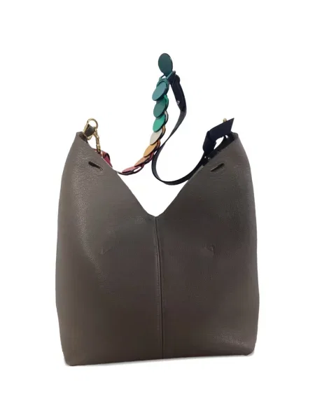 Geanta de piele Anya Hindmarch din piele gri