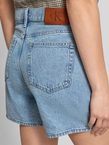 Calvin Klein Jeans szorty dżinsowe Kobiety marmurkowy 25 niebieski