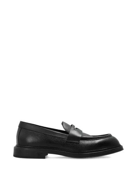 Pantofi loafer Emporio Armani din piele negru