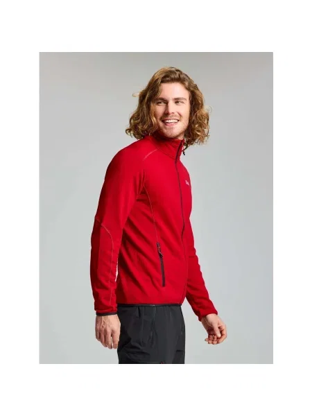 Hanorac din fleece Slam din fleece roșu