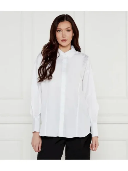 GUESS Cămașă AMA | Relaxed fit alb